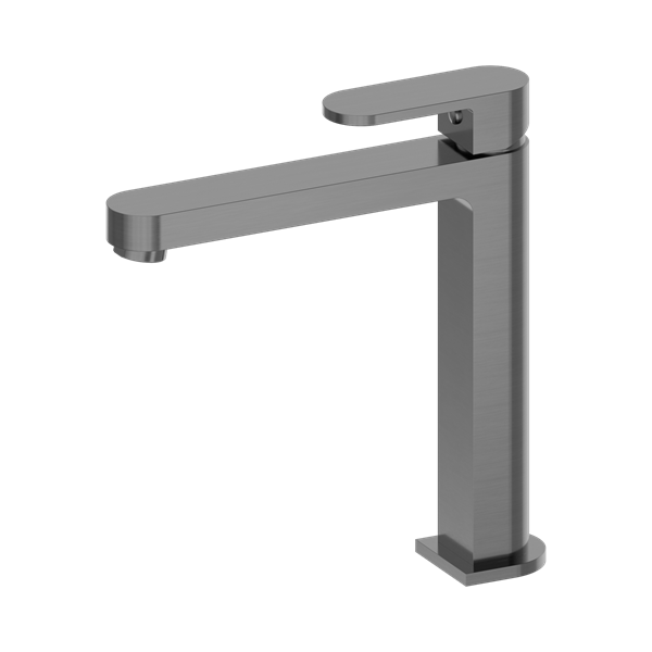 Nero Ecco Tall Basin Mixer Gun Metal - NR301301aGM