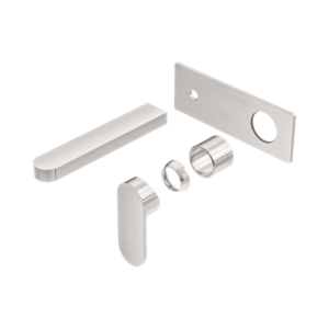 Nero Ecco Wall Basin/Bath Mixer Trim Kits Only Brushed Nickel - NR301310aTBN