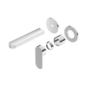 Nero Ecco Wall Basin/Bath Mixer Separate Back Plate Trim Kits Only Chrome - NR301310bTCH