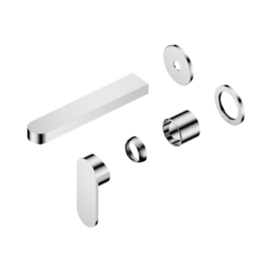 Nero Ecco Wall Basin/Bath Mixer Separate Back Plate 60mm Trim Kits Only Chrome - NR301310ctCH