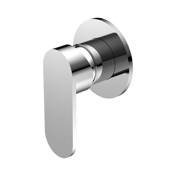 Nero Ecco Shower Mixer 80mm Round Plate Chrome - NR301311DCH