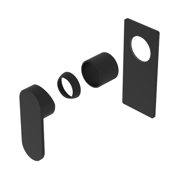 Nero Ecco Shower Mixer Trim Kits Only Matte Black - NR301311TMB