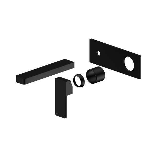 Nero Celia Wall Basin/Bath Mixer Trim Kits Only Matte Black - NR301510atMB