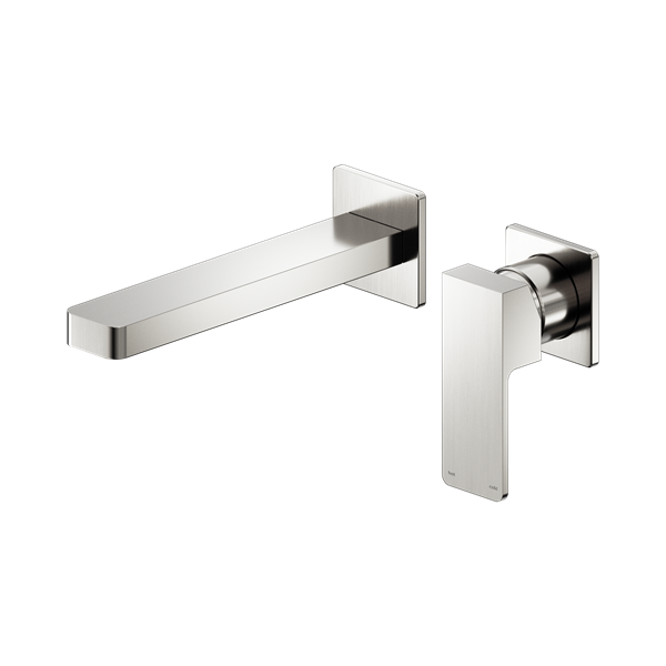 Nero Celia Wall Basin/Bath Mixer Separate Back Plate Brushed Nickel - NR301510bBN