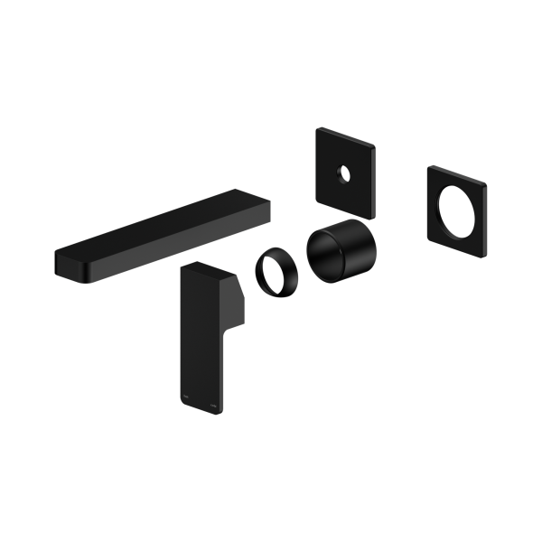 Nero Celia Wall Basin/Bath Mixer Separate Back Plate Trim Kits Only Matte Black - NR301510btMB