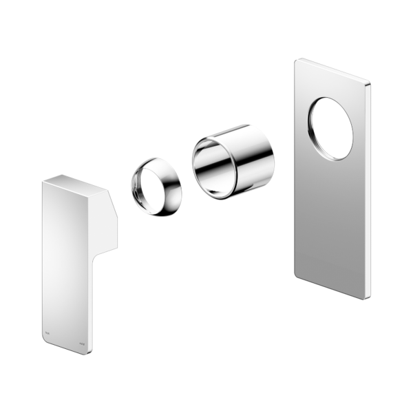Nero Celia Shower Mixer Rectangular Backplate Trim Kits Only Chrome - NR301511btCH
