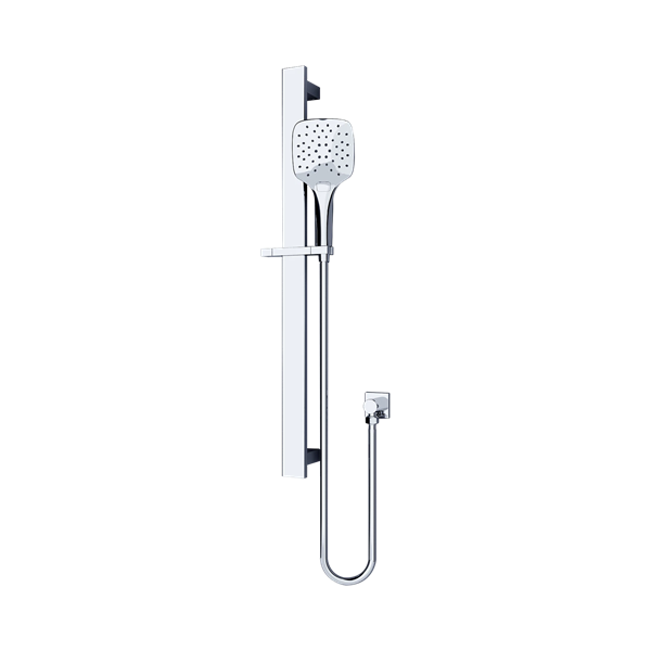 Nero Rain Square 3 Function Shower Rail Chrome - NR304CH