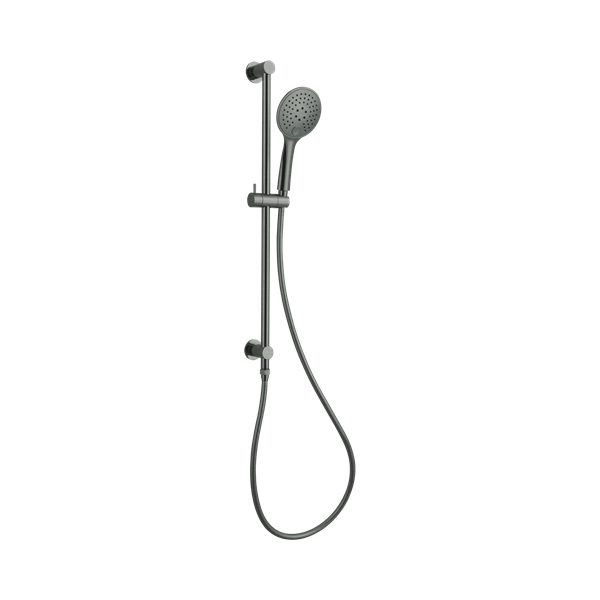 Nero 3 Function Shower Rail Gun Metal - NR314GM