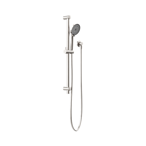 Nero Round Metal Project Rail Shower Brushed Nickel - NR318BN