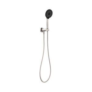 Nero Project Round Shower On Bracket 4 Star Rating Brushed Nickel - NR320BN