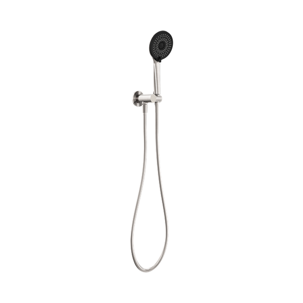Nero Project Round Shower On Bracket 4 Star Rating Brushed Nickel - NR320BN