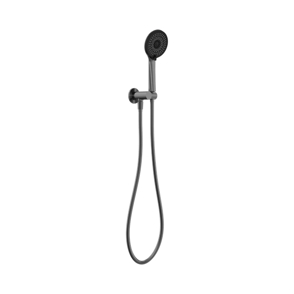 Nero Project Round Shower On Bracket 4 Star Rating Gun Metal - NR320GM