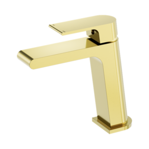 Nero Bianca Basin Mixer Brushed Gold - NR321501BG
