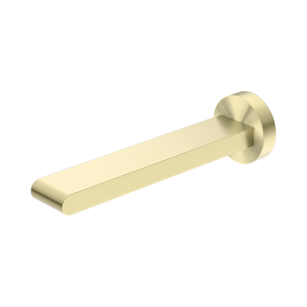 Nero Bianca Fixed Bath Spout Only 200mm Brushed Gold - NR321503BG