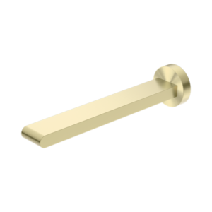 Nero Bianca Fixed Bath Spout Only 240mm Brushed Gold - NR321503bBG