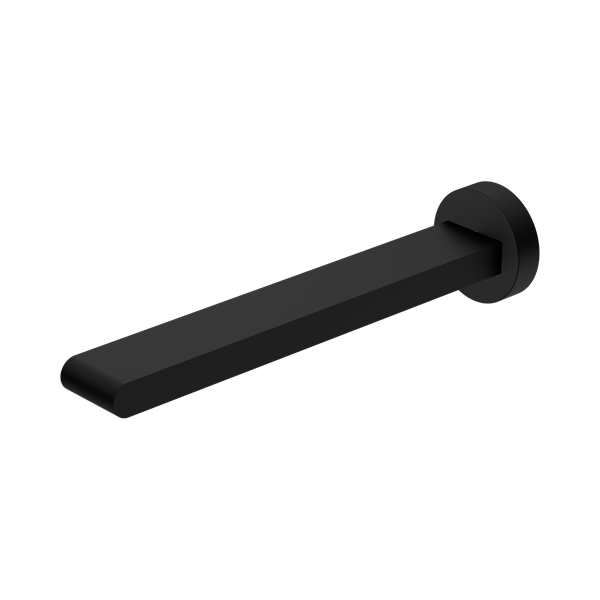 Nero Bianca Fixed Bath Spout Only 240mm Matte Black - NR321503bMB