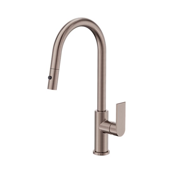 Nero Bianca Pull Out Sink Mixer With Vegie Spray Function Brushed Bronze - NR321508BZ