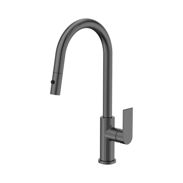 Nero Bianca Pull Out Sink Mixer With Vegie Spray Function Gun Metal - NR321508GM