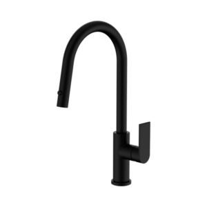 Nero Bianca Pull Out Sink Mixer With Vegie Spray Function Matte Black - NR321508MB