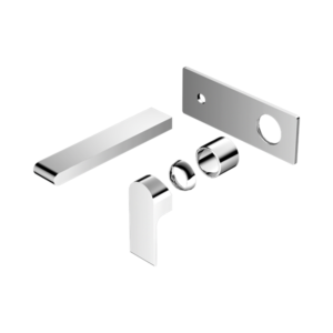 Nero Bianca Wall Basin/Bath Mixer 187mm Trim Kits Only Chrome - NR321510ATCH