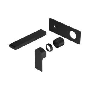 Nero Bianca Wall Basin/Bath Mixer 187mm Trim Kits Only Matte Black - NR321510ATMB