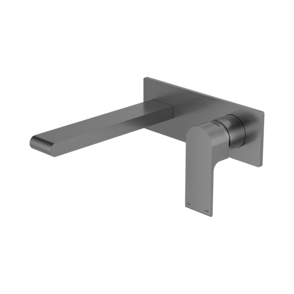 Nero Bianca Wall Basin/Bath Mixer 230mm Gun Metal - NR321510BGM