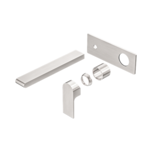 Nero Bianca Wall Basin/Bath Mixer 230mm Trim Kits Only Brushed Nickel - NR321510BTBN