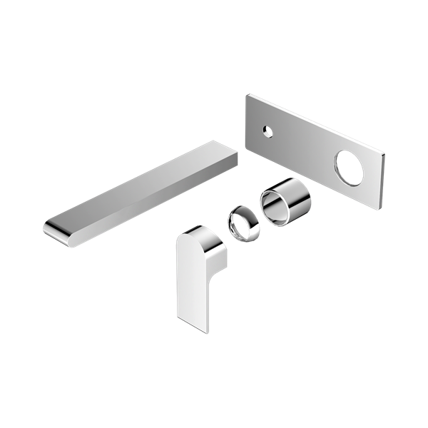 Nero Bianca Wall Basin/Bath Mixer 230mm Trim Kits Only Chrome - NR321510BTCH