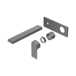 Nero Bianca Wall Basin/Bath Mixer 230mm Trim Kits Only Gun Metal - NR321510BTGM