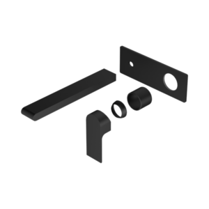 Nero Bianca Wall Basin/Bath Mixer 230mm Trim Kits Only Matte Black - NR321510BTMB