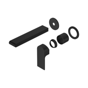 Nero Bianca Wall Basin/Bath Mixer Separate Back Plate 187mm Trim Kits Only Matte Black - NR321510ETMB
