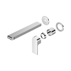 Nero Bianca Wall Basin/Bath Mixer Separate Back Plate 230mm Trim Kits Only Chrome - NR321510FTCH