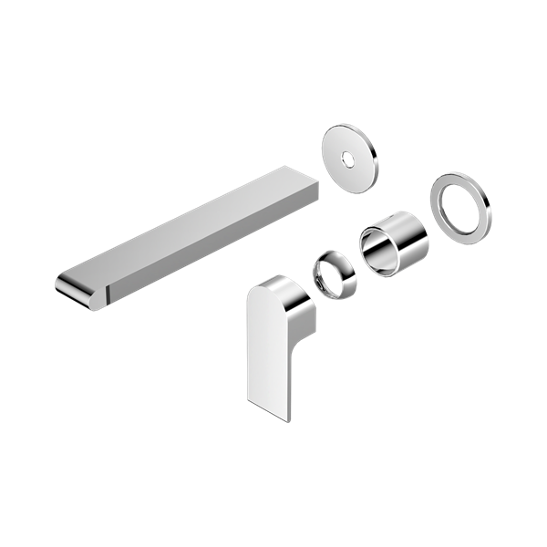Nero Bianca Wall Basin/Bath Mixer Separate Back Plate 230mm Trim Kits Only Chrome - NR321510FTCH