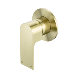 Nero Bianca Shower Mixer 80mm Plate Brushed Gold - NR321511DBG
