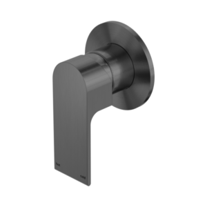 Nero Bianca Shower Mixer 80mm Plate Gun Metal - NR321511DGM