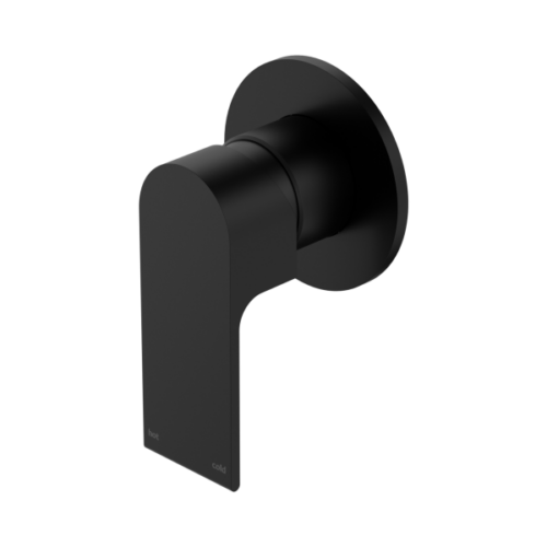 Nero Bianca Shower Mixer 80mm Plate Matte Black - NR321511DMB