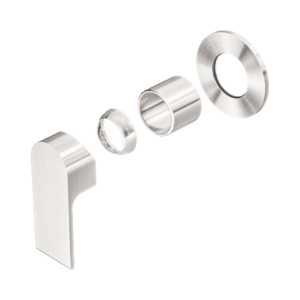 Nero Bianca Shower Mixer 80mm Plate Trim Kits Only Brushed Nickel - NR321511DTBN