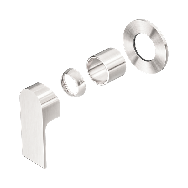 Nero Bianca Shower Mixer 80mm Plate Trim Kits Only Brushed Nickel - NR321511DTBN