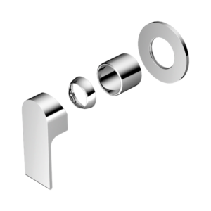 Nero Bianca Shower Mixer 80mm Plate Trim Kits Only Chrome - NR321511DTCH