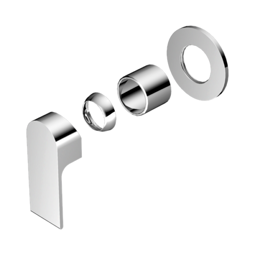 Nero Bianca Shower Mixer 80mm Plate Trim Kits Only Chrome - NR321511DTCH