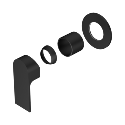 Nero Bianca Shower Mixer 80mm Plate Trim Kits Only Matte Black - NR321511DTMB