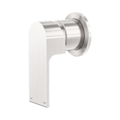 Nero Bianca Shower Mixer 60mm Plate Brushed Nickel - NR321511HBN