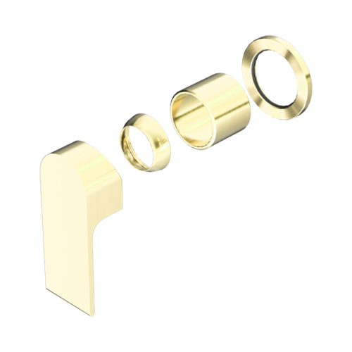 Nero Bianca Shower Mixer 60mm Plate Trim Kits Only Brushed Gold - NR321511HTBG