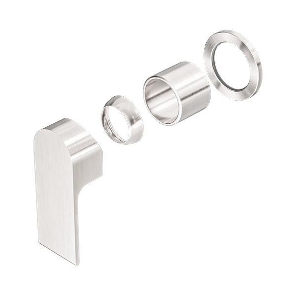 Nero Bianca Shower Mixer 60mm Plate Trim Kits Only Brushed Nickel - NR321511HTBN