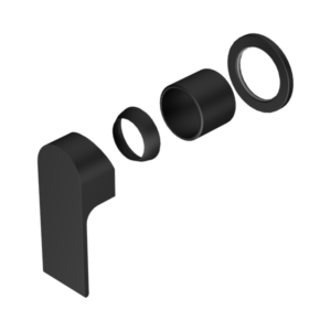 Nero Bianca Shower Mixer 60mm Plate Trim Kits Only Matte Black - NR321511HTMB