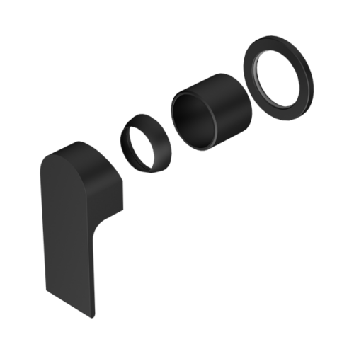 Nero Bianca Shower Mixer 60mm Plate Trim Kits Only Matte Black - NR321511HTMB