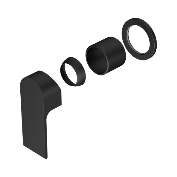 Nero Bianca Shower Mixer 60mm Plate Trim Kits Only Matte Black - NR321511HTMB