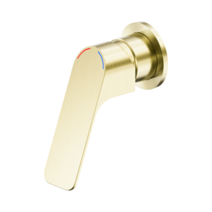 Nero Bianca Care Shower Mixer 60mm Plate Brushed Gold - NR321511eBG