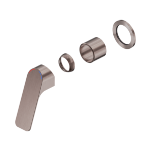 Nero Bianca Care Shower Mixer 60mm Plate Trim Kits Only Brushed Bronze - NR321511etBZ