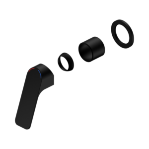 Nero Bianca Care Shower Mixer 60mm Plate Trim Kits Only Matte Black - NR321511etMB